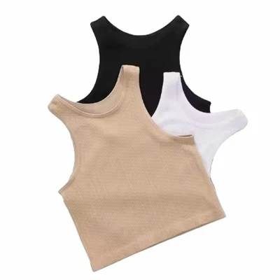 Gilet in cotone solido al 100%.